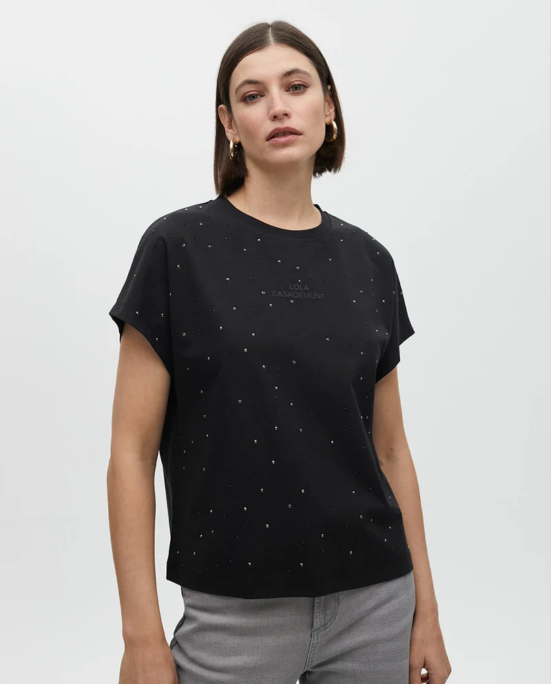 لولا كساديمونت T-shirt with Bead Details